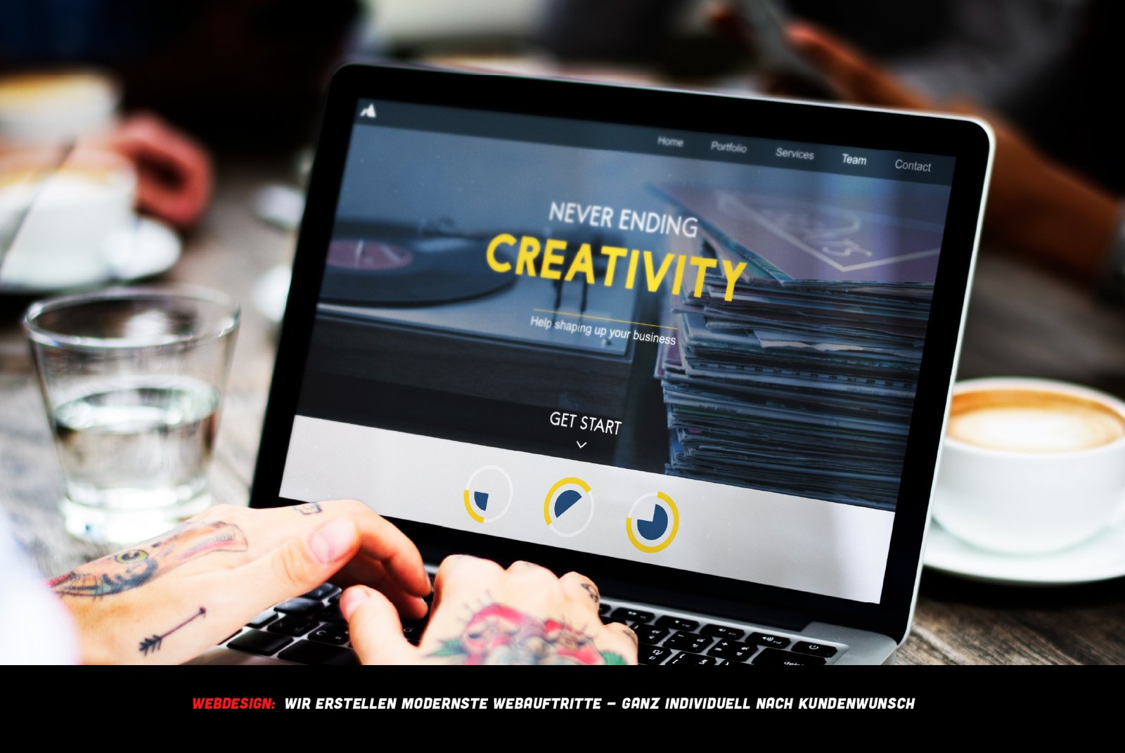 Webdesign nach Kundenanforderung