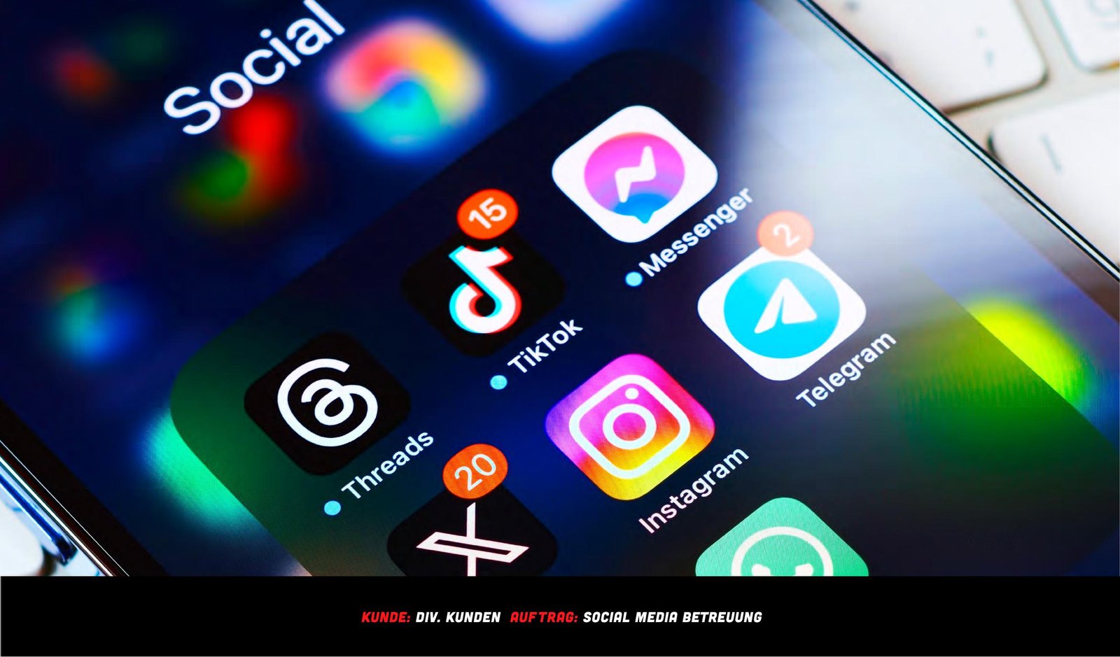 Social Media Betreuung – verschiedene Kunden